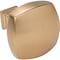 Jeffrey Alexander 1-3/8" Overall Length Satin Bronze Square Audrey Cabinet Knob 278L-SBZ - alternate 10